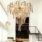 Icicle Crystal Luxury Branch Chandelier  - kimoylights