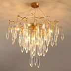 Icicle Crystal Luxury Branch Chandelier - kimoylights