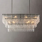 Iralier 3-Tier Rectangle Chandelier 60"