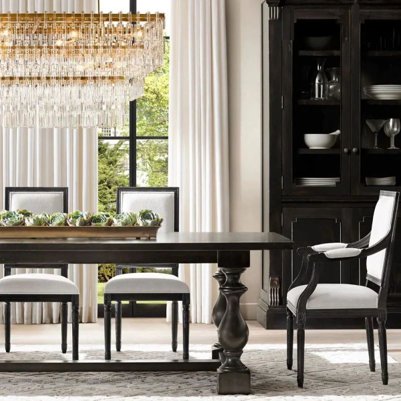Iralier 4-Tier Rectangle Chandelier 72"