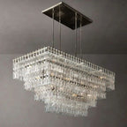 Iralier 4-Tier Rectangle Chandelier 72"
