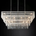 Iralier 4-Tier Rectangle Chandelier 72"