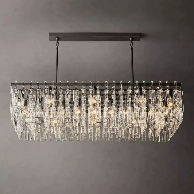 Iralier Rectangle Chandelier 60"