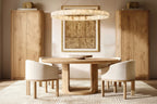 Karenl Calcite Ring Chandelier 30"39" - kimoylights