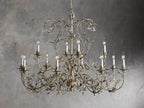 Kalie Crystal 12 Lights Pendant Chandelier 46"