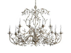 Kalie Crystal 12 Lights Pendant Chandelier 46"