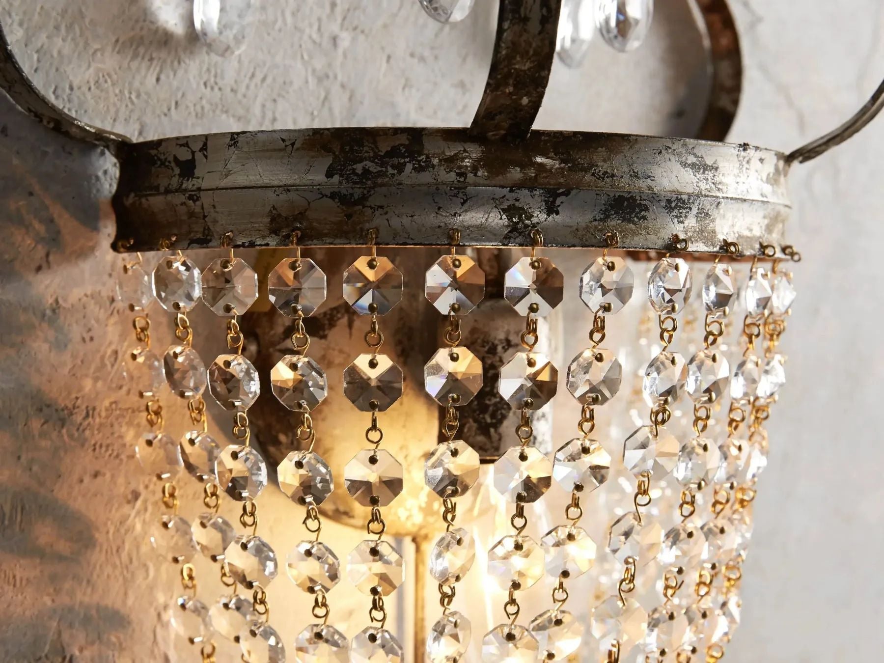 Kalie Crystal 1 Light Wall Sconce