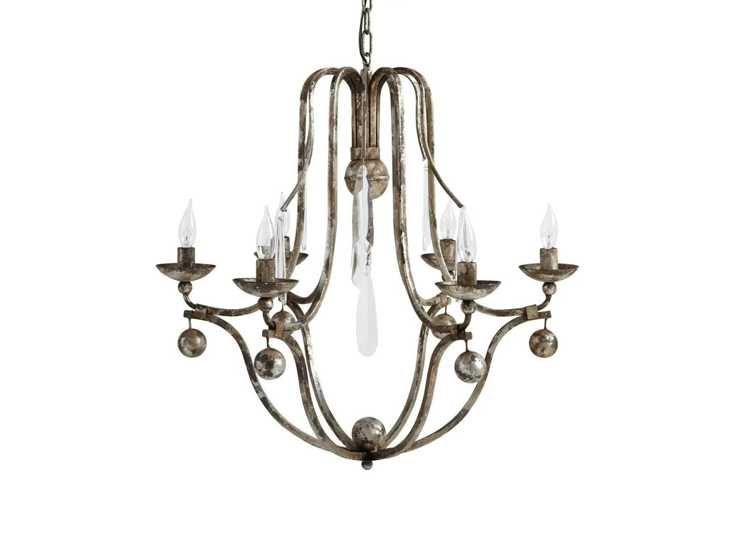 Kalie Crystal 6 Lights Pendant Chandelier