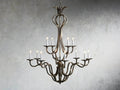 Kalie Crystal 12 Lights Pendant Chandelier 42"