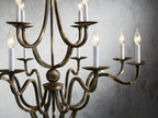 Kalie Crystal 12 Lights Pendant Chandelier 42"