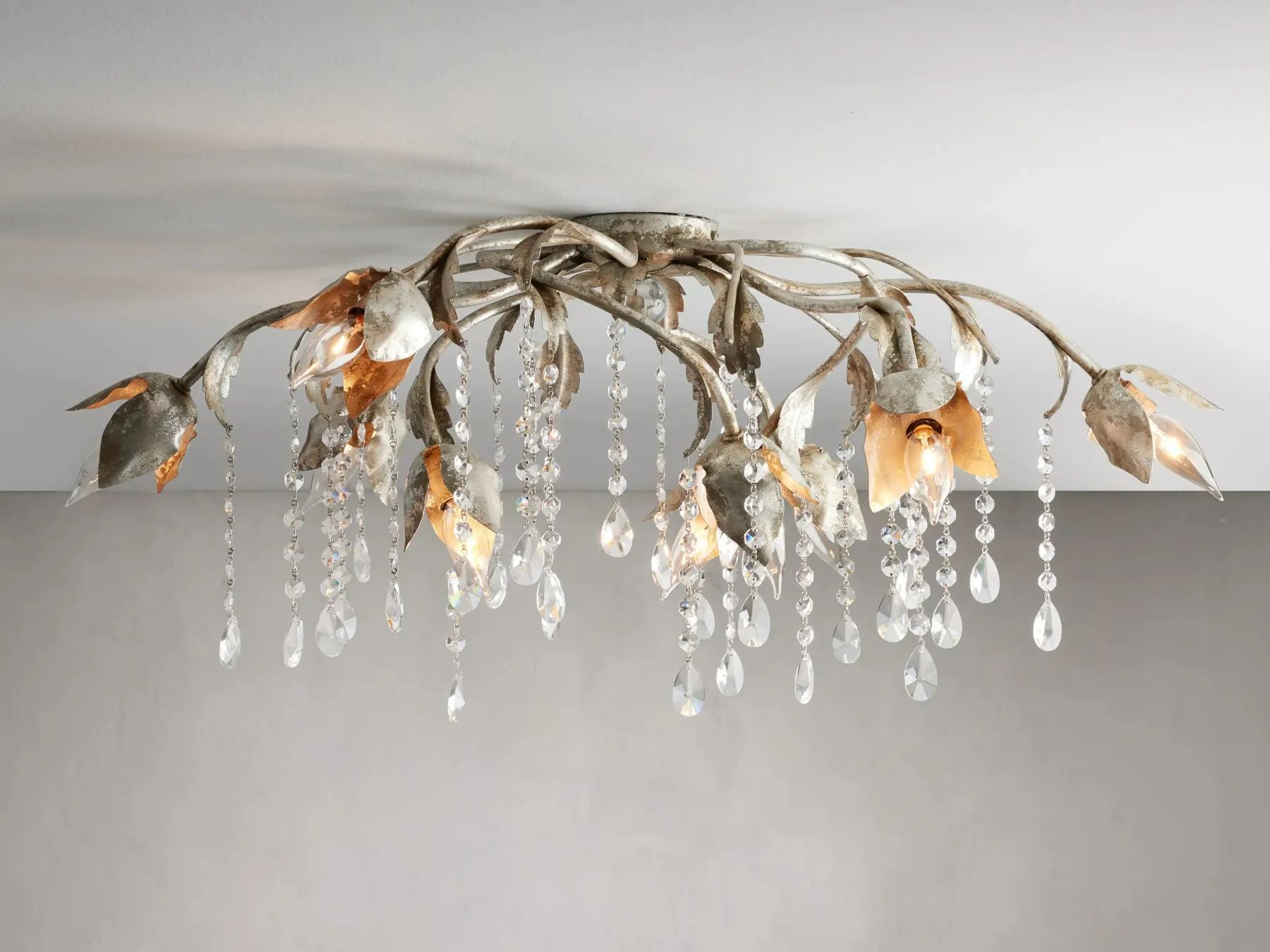 Kalie Crystal Flushmount Ceiling light 23.5"- 32"D