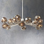 Kelly Glass Round Chandelier 36''