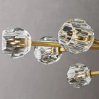 Kelly Glass Round Chandelier 72''