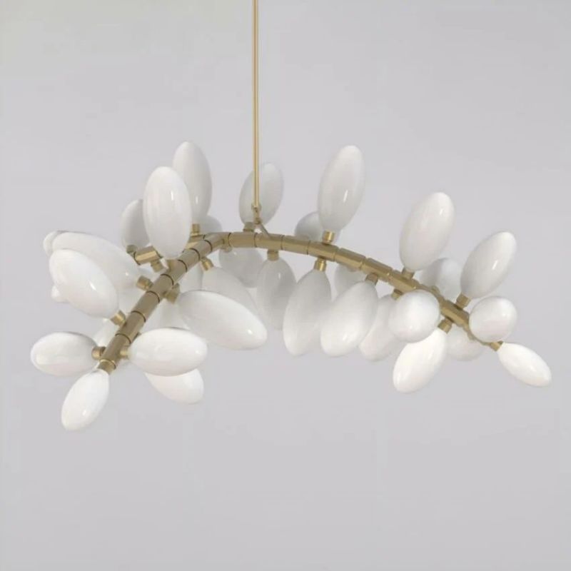 Kevin Art Grape 37-Light Chandelier 56" W -kimoylights