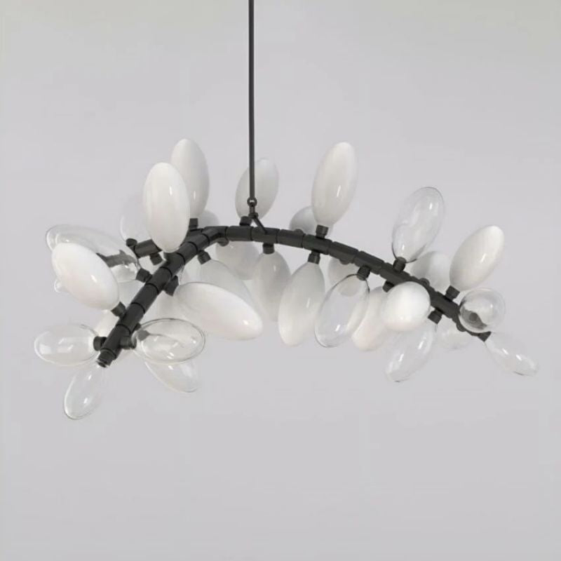 Kevin Art Grape 37-Light Chandelier 56" W -kimoylights