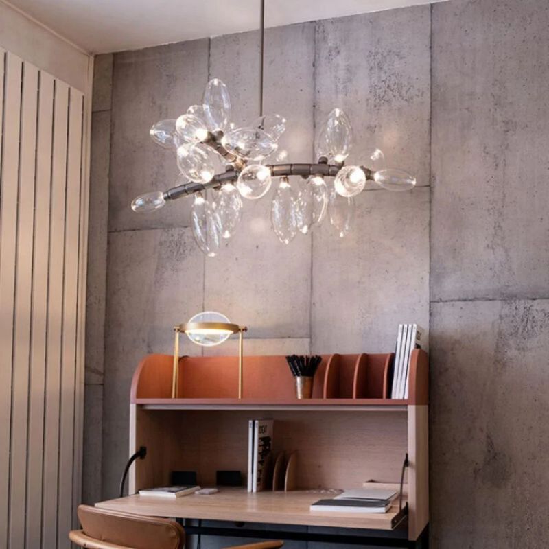 Kevin Art Grape 37-Light Chandelier 56" W -kimoylights