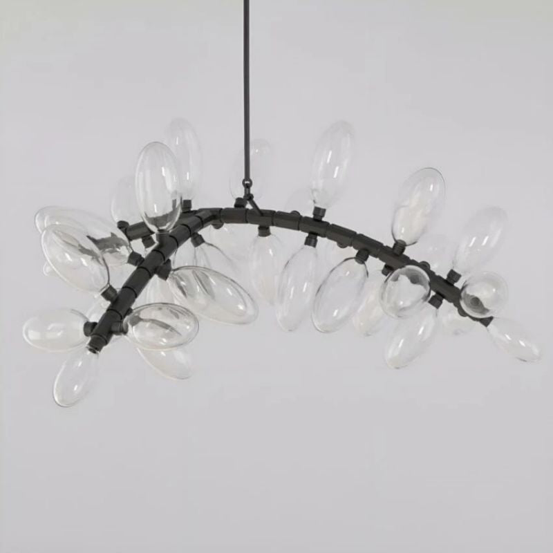 Kevin Art Grape 37-Light Chandelier 56" W-kimoylights