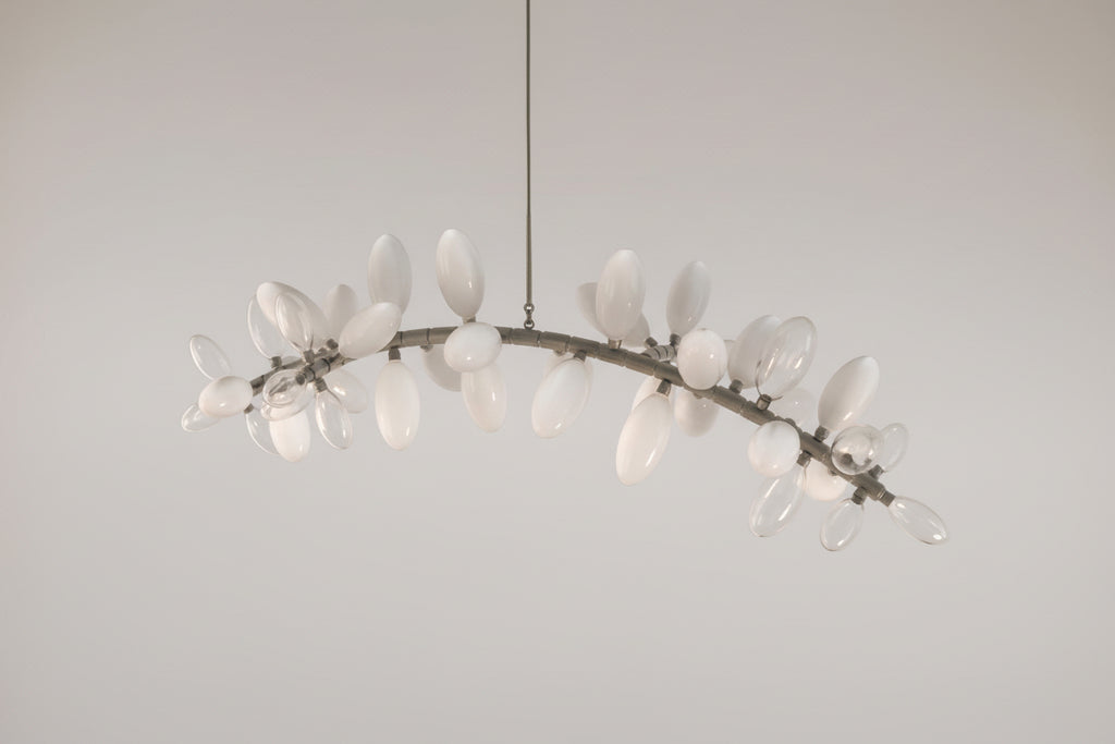 Kevin Art Grape 44-Light Chandelier 76"W -kimoylights
