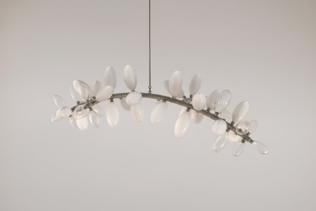 Kevin Art Grape 44-Light Chandelier 76"W -kimoylights