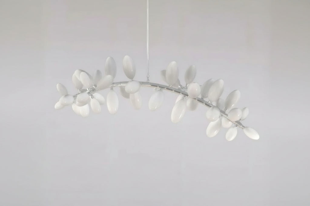 Kevin Art Grape 44-Light Chandelier 76"W -kimoylights