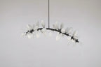 Kevin Art Grape 44-Light Chandelier 76"W-kimoylights