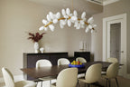 Kevin Art Grape 44-Light Chandelier 76"W -kimoylights