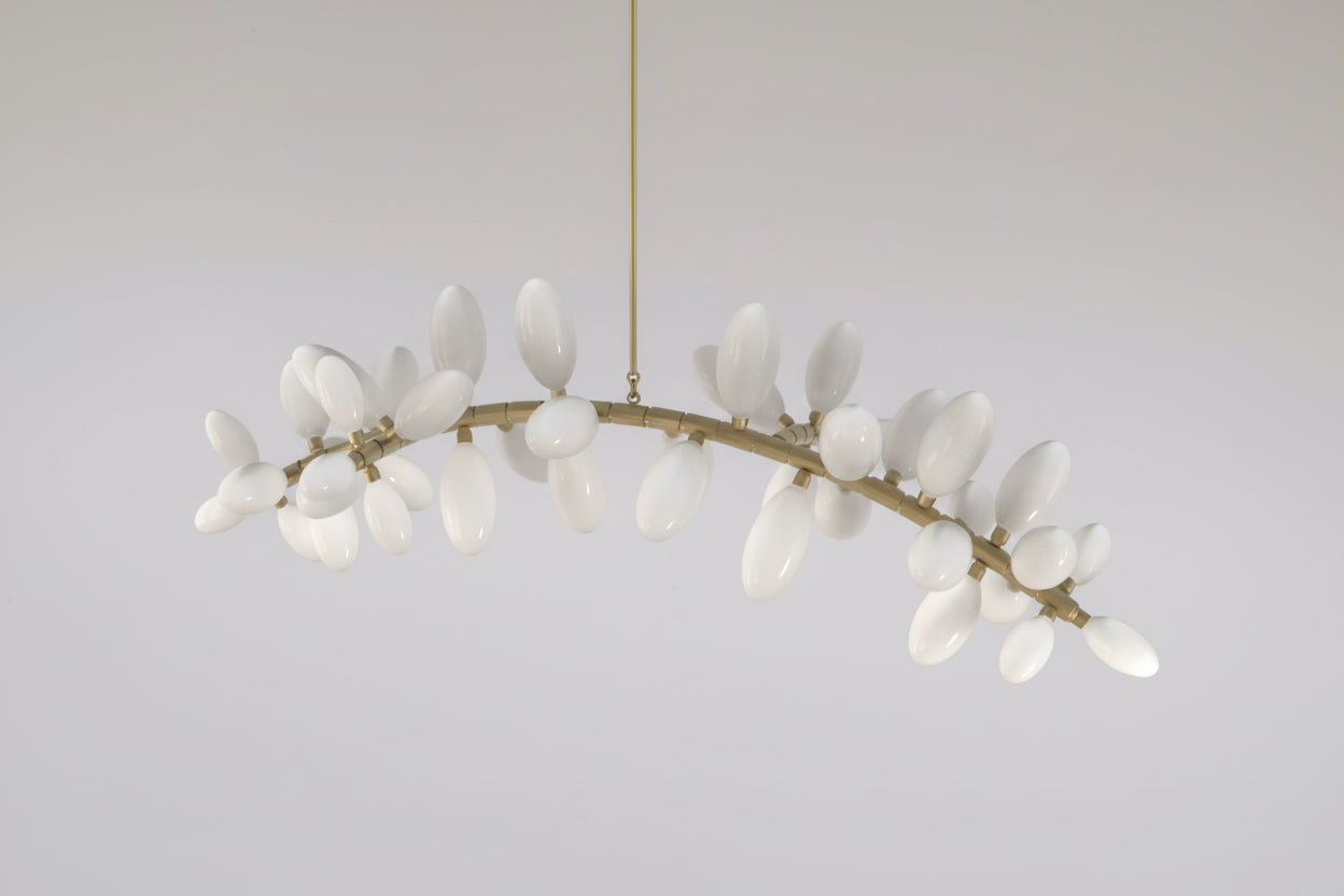 Kevin Art Grape 44-Light Chandelier 76"W -kimoylights