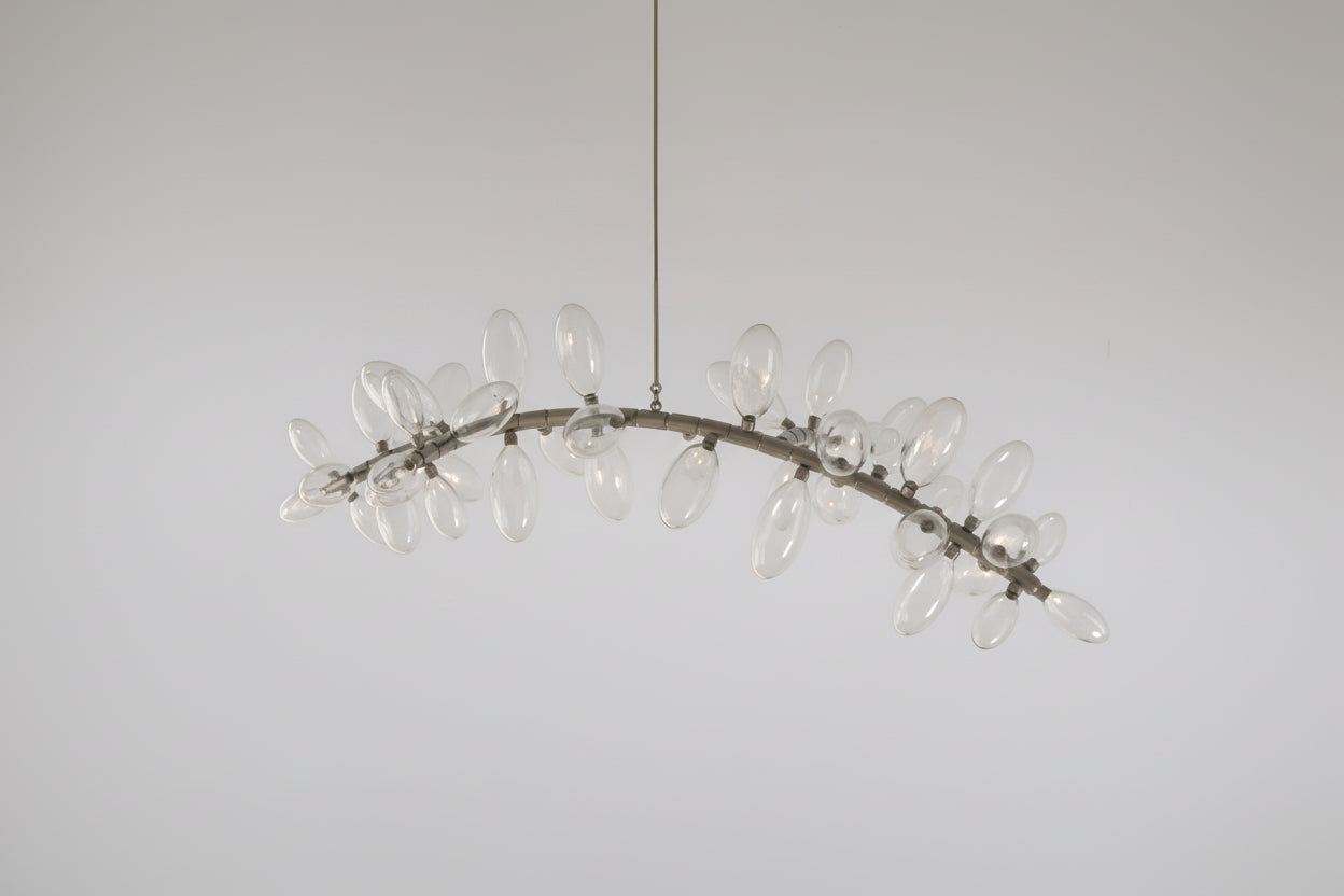 Kevin Art Grape 44-Light Chandelier 76"W -kimoylights