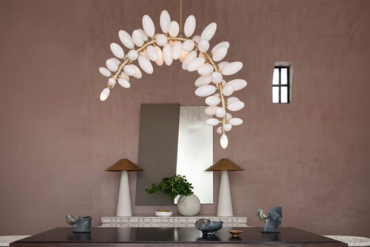 Kevin Art Grape 61-Light Chandelier 56"W -kimoylights