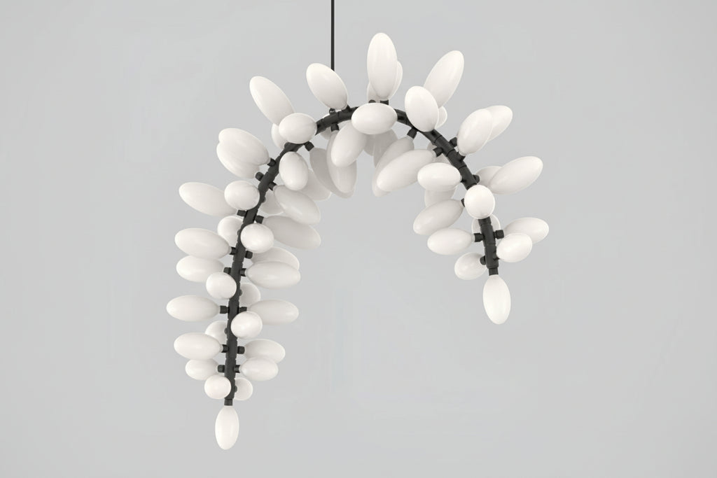 Kevin Art Grape 61-Light Chandelier 56"W -kimoylights