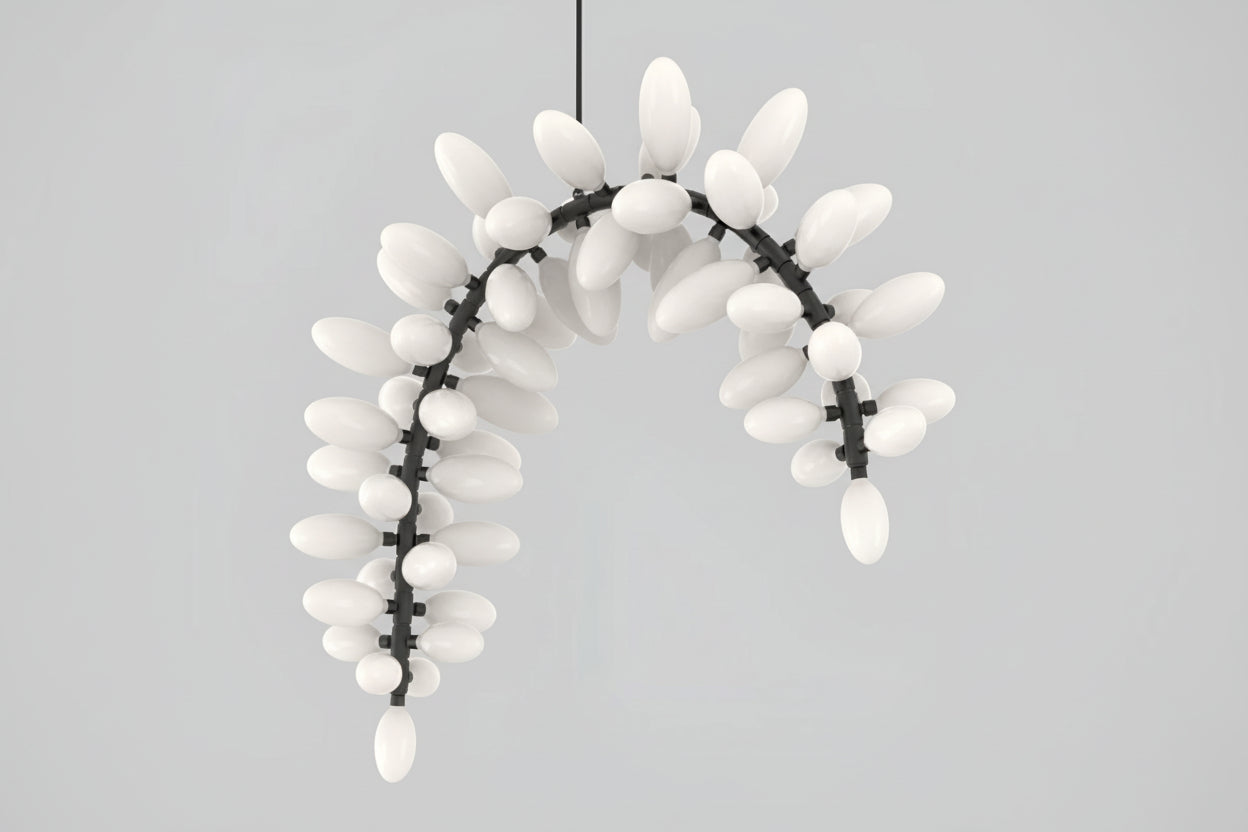 Kevin Art Grape 61-Light Chandelier 56"W -kimoylights