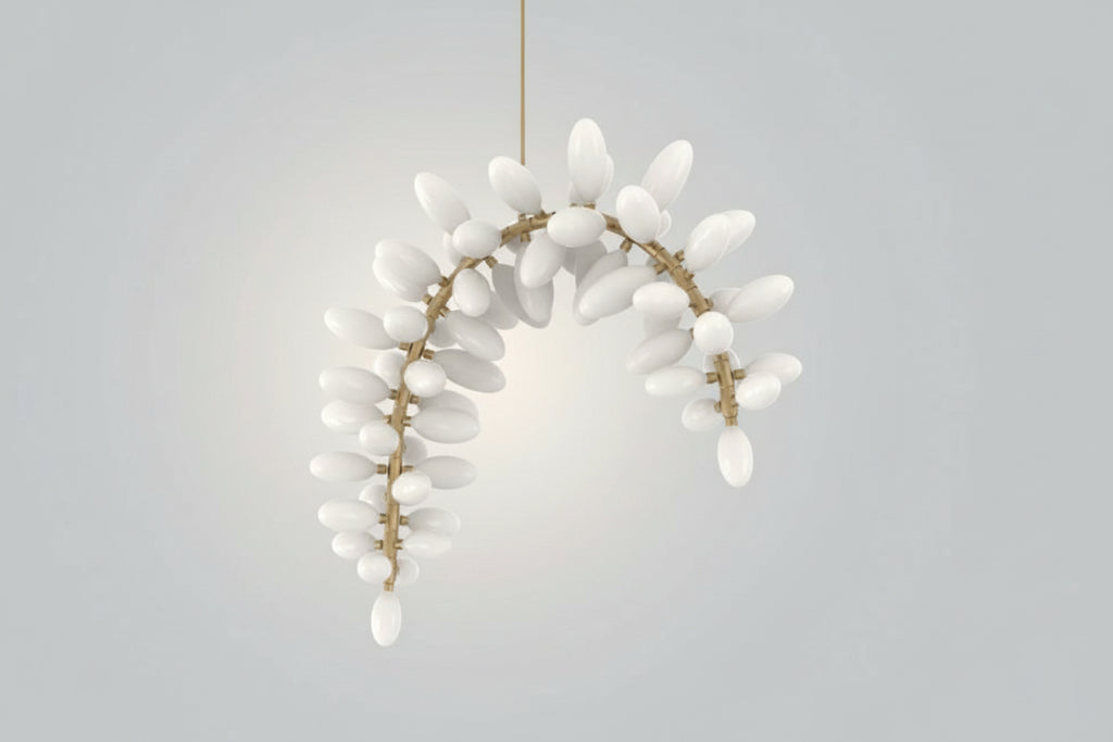 Kevin Art Grape 61-Light Chandelier 56"W -kimoylights