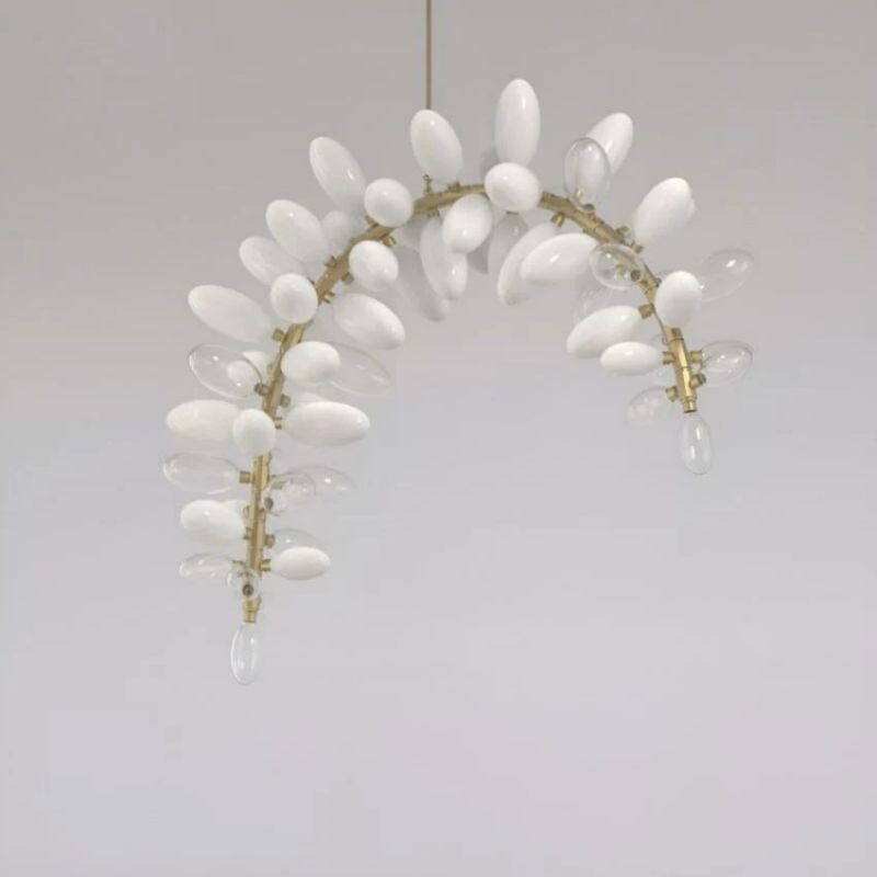 Kevin Art Grape 61-Light Chandelier 56"W-kimoylights
