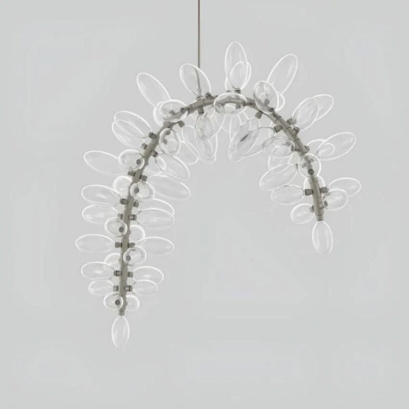 Kevin Art Grape 61-Light Chandelier 56"W-kimoylights