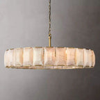 Kiko Calcite Round Chandelier 60"