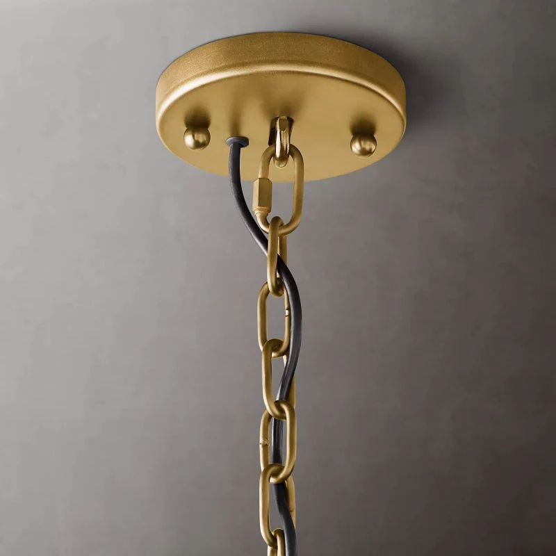 Kiko Calcite Round Chandelier 31"