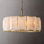 Kiko Calcite Round Chandelier 31"