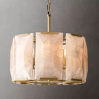 Kiko Calcite Round Chandelier 19"