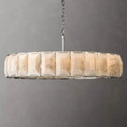 Kiko Calcite Round Chandelier 60"