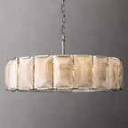 Kiko Calcite Round Chandelier 43"