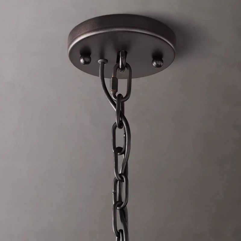 Kiko Calcite Round Chandelier 60"