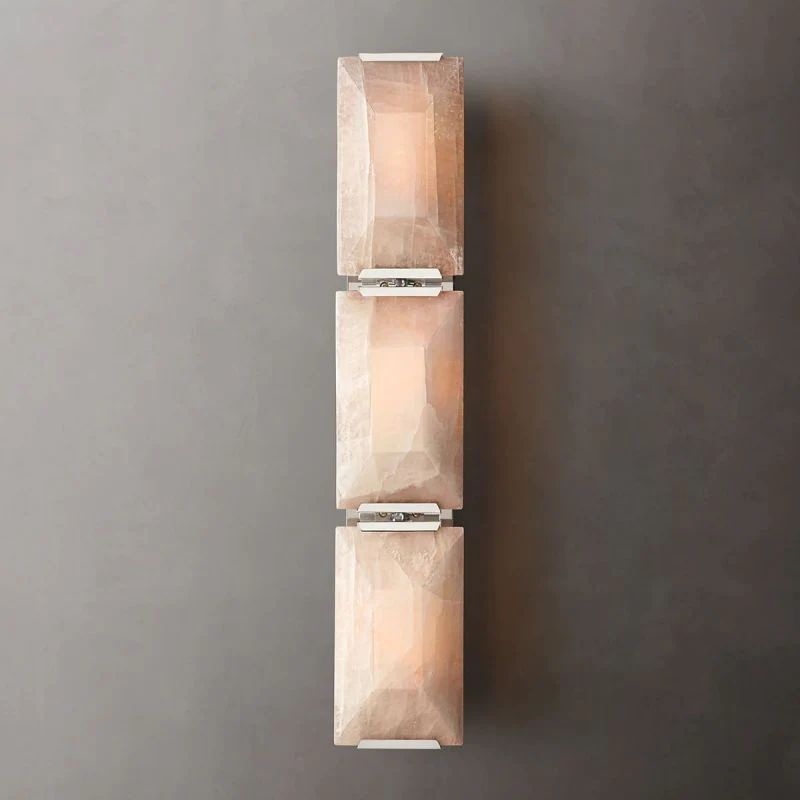 Kiko Calcite Triple Alabaster Wall Sconce