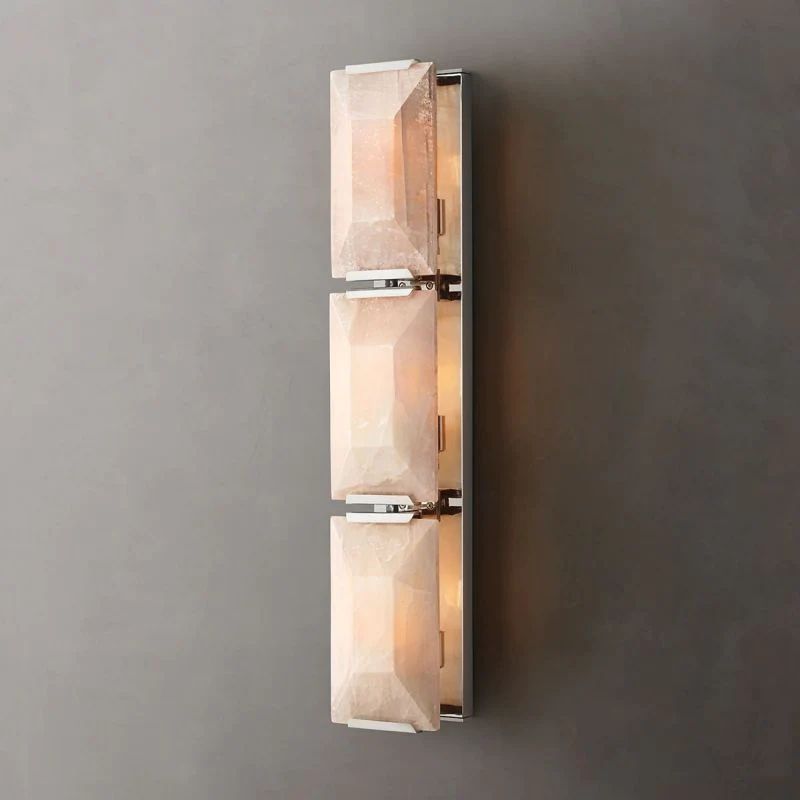 Kiko Calcite Triple Alabaster Wall Sconce