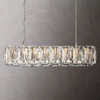 Kiko Crystal Rectangular Chandelier 54"