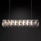 Kiko Crystal Rectangular Chandelier 62"