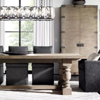 Kiko Crystal Rectangular Chandelier 74"