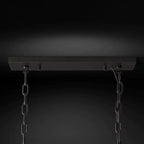 Kiko Crystal Rectangular Chandelier 42"