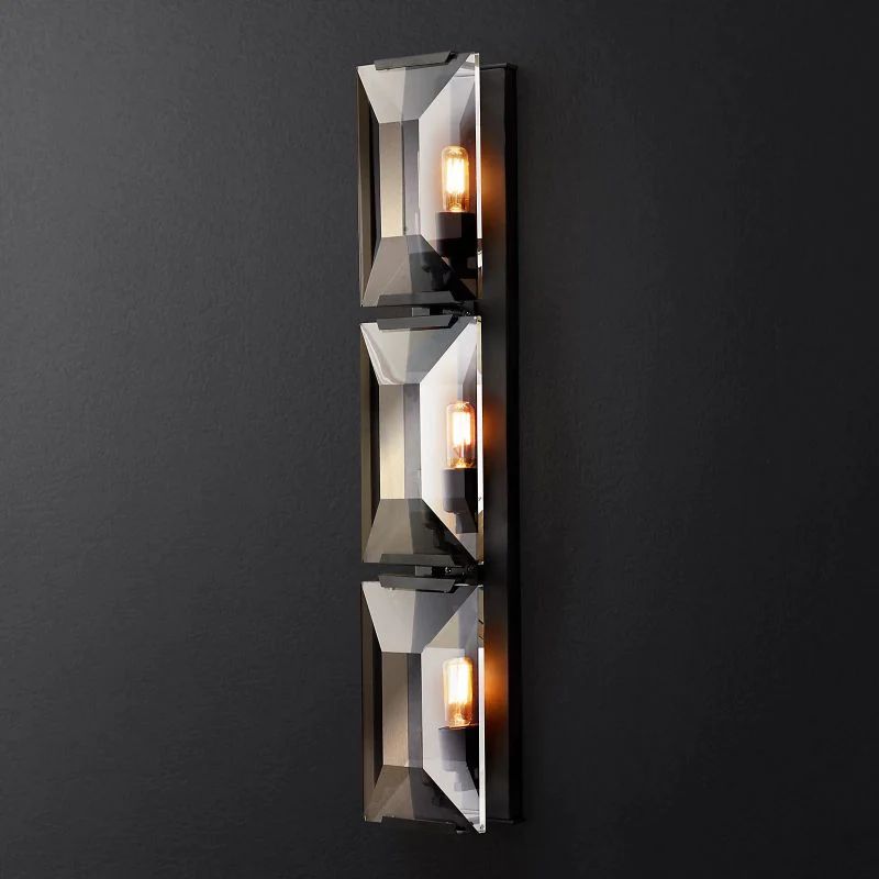 Kiko Crystal Triple Wall Sconce
