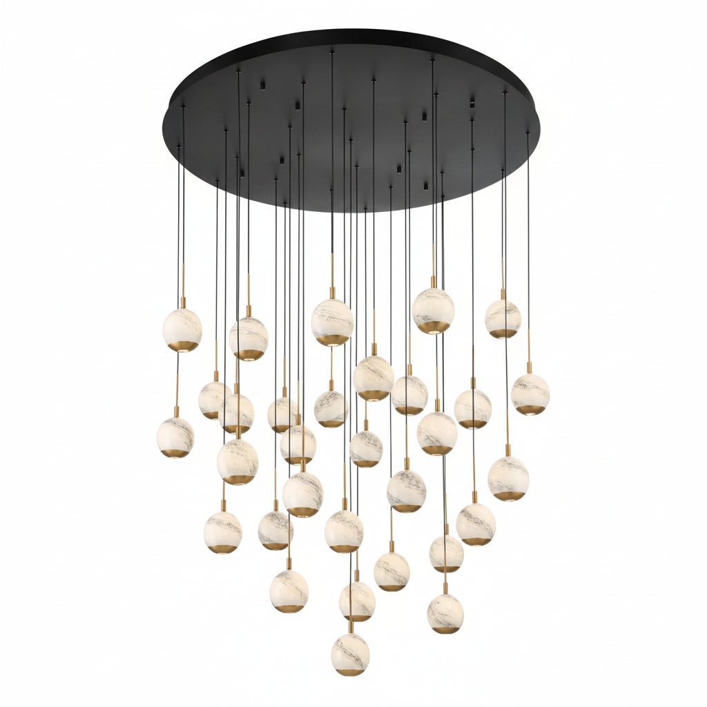 Baveno Lights Round LED Chandelier