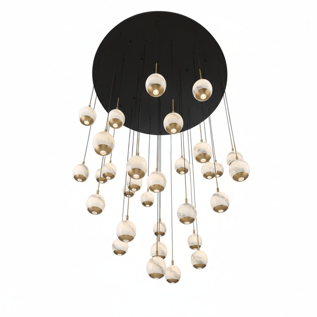 Baveno Lights Round LED Chandelier